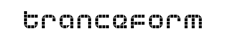 Tranceform font preview