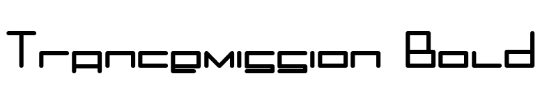 Trancemission Bold font preview