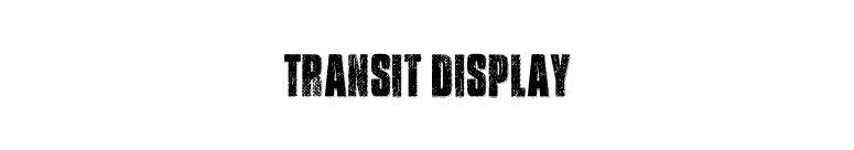 Transit Display font preview