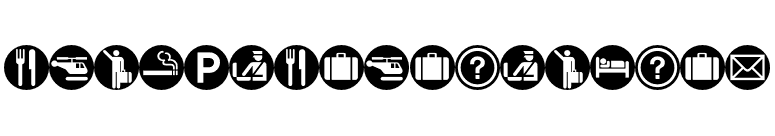 TransportationWhite font preview