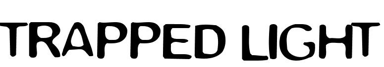 Trapped Light font preview
