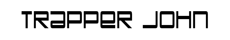 Trapper John font preview