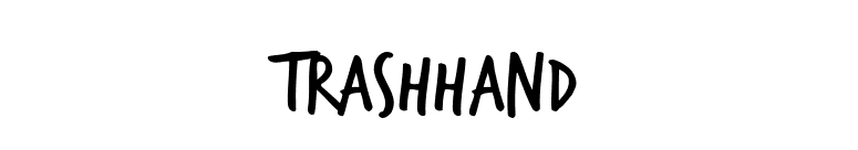 TrashHand font preview