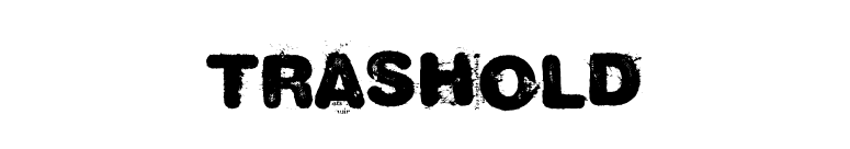 Trashold font preview
