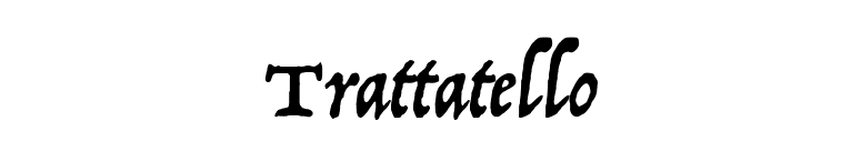 Trattatello font preview