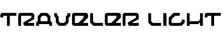 Traveler Light font preview