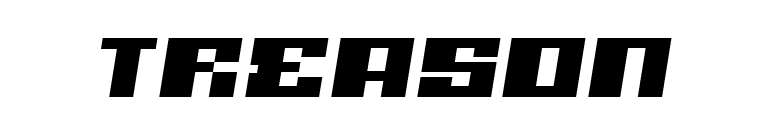 Treason font preview