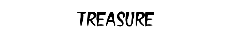 Treasure font preview