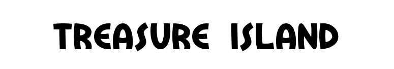 Treasure Island font preview