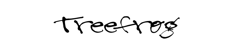 Treefrog font preview