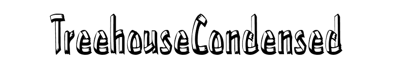 TreehouseCondensed font preview