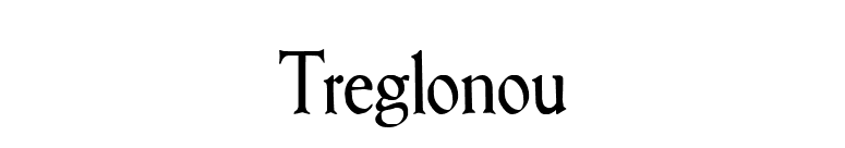 Treglonou font preview