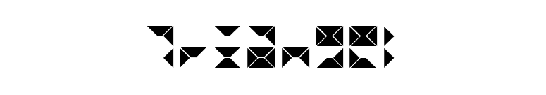 Triangel font preview