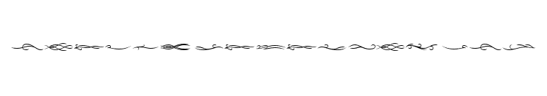Tribal Dividers BTN font preview