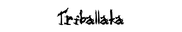 Triballaka font preview