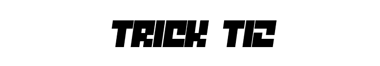 Trick T12 font preview