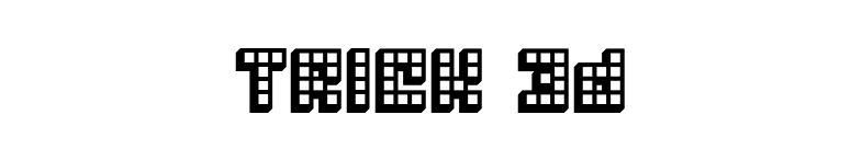 Trick 3D font preview