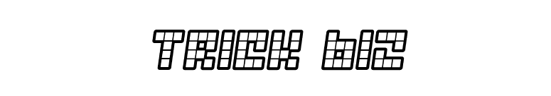 Trick B12 font preview