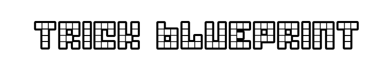 Trick Blueprint font preview