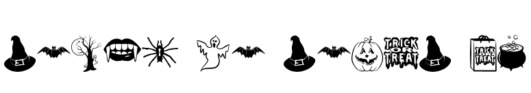 Trick or Treat BV font preview