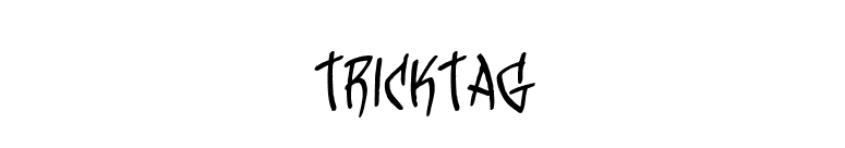 TrickTag font preview