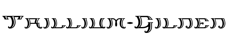 Trillium-Gilded font preview