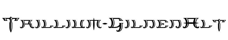 Trillium-GildedAlt font preview