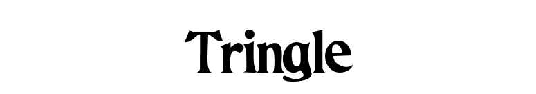 Tringle font preview