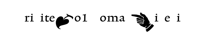 TriniteNo1-RomanWidePi font preview