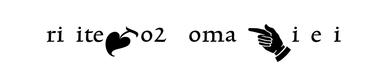 TriniteNo2-RomanWidePi font preview
