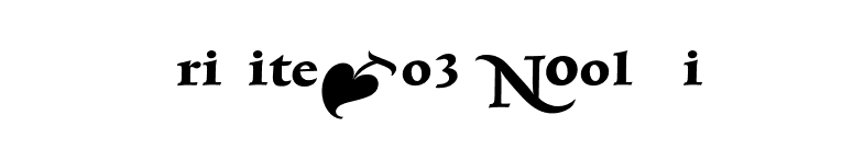 TriniteNo3-BoldPi font preview