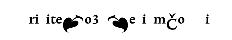 TriniteNo3-MediumCondPi font preview
