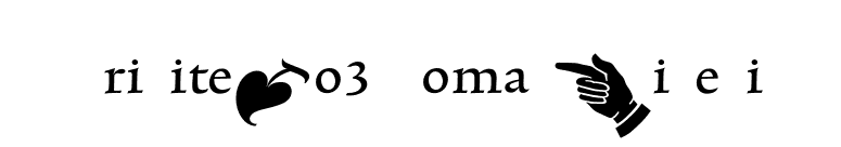 TriniteNo3-RomanWidePi font preview