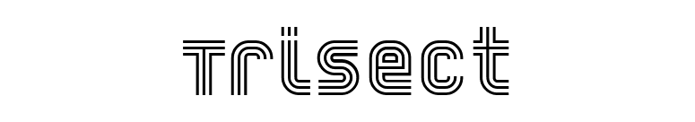 Trisect font preview
