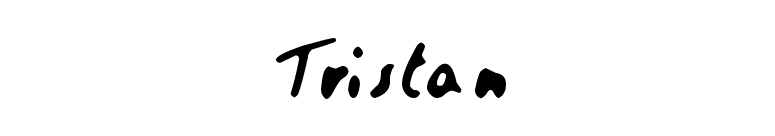 Tristan font preview