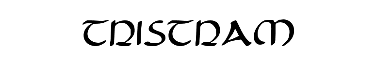 Tristram font preview