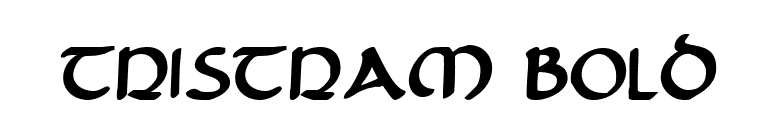 Tristram Bold font preview