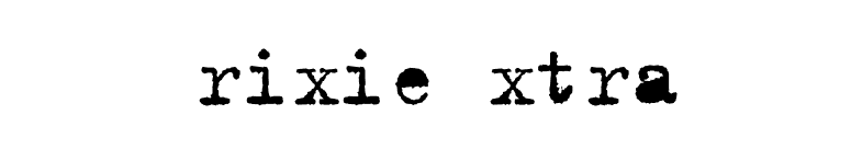 Trixie-Extra font preview