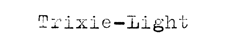 Trixie-Light font preview