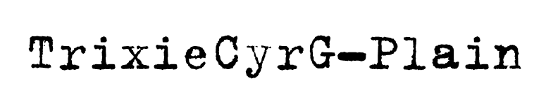 TrixieCyrG-Plain font preview