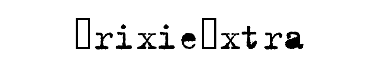 TrixieExtra font preview
