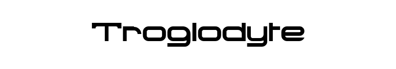 Troglodyte font preview