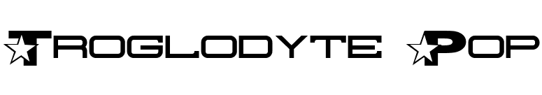 Troglodyte Pop font preview