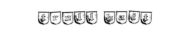 Troll Bait font preview