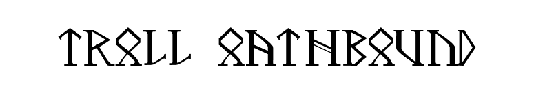 Troll Oathbound font preview