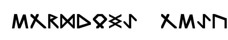 Trondheim-Norma font preview