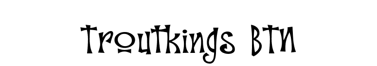 Troutkings BTN font preview
