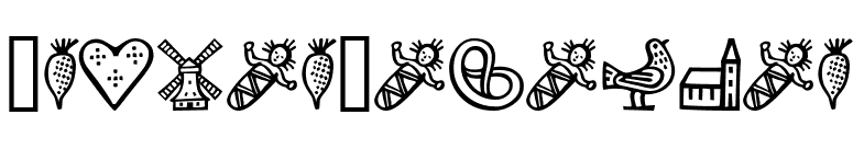 TroyerDecember font preview
