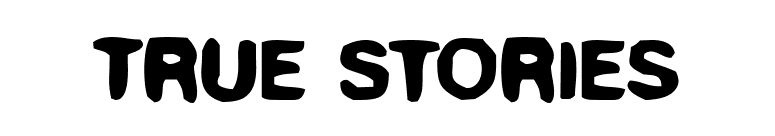 True Stories font preview