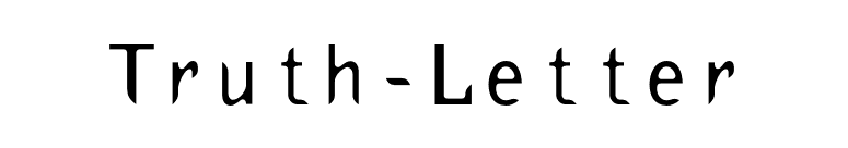 Truth-Letter font preview